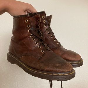 Dr. Martens brown boots